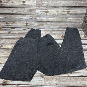 Roots Canada Salt and Pepper Sweatpants Charcoal Grey Joggers XS